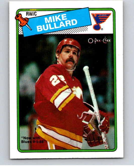 1988-89 O-Pee-Chee #152 Mike Bullard  St. Louis Blues  V53566 Image 1