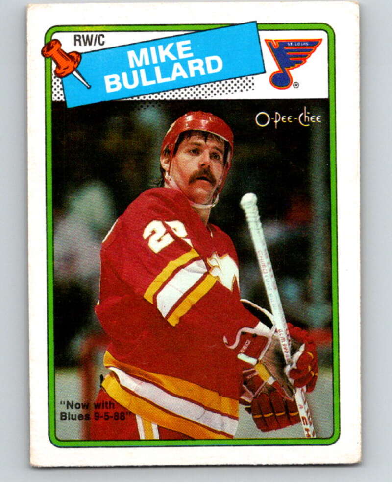 1988-89 O-Pee-Chee #152 Mike Bullard  St. Louis Blues  V53568 Image 1