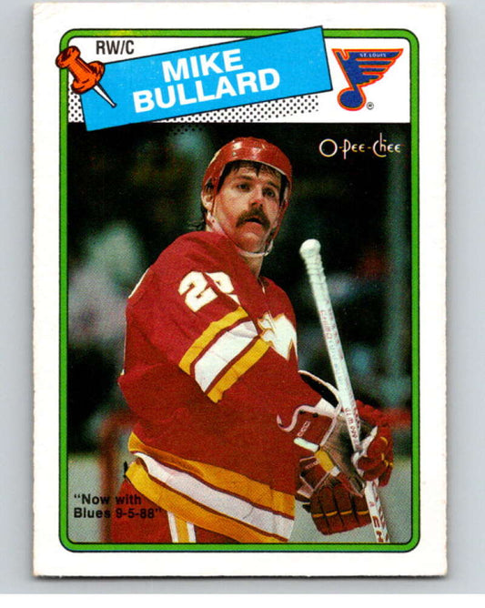 1988-89 O-Pee-Chee #152 Mike Bullard  St. Louis Blues  V53569 Image 1