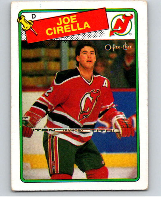 1988-89 O-Pee-Chee #188 Joe Cirella  New Jersey Devils  V53627 Image 1