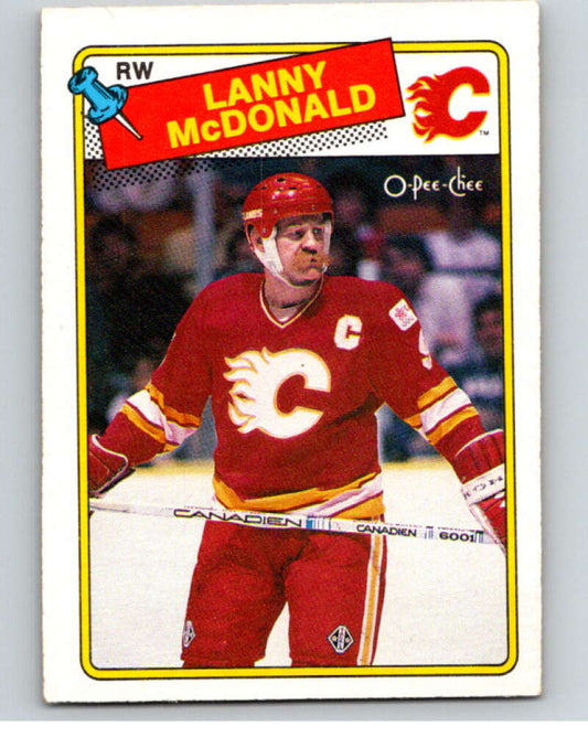1988-89 O-Pee-Chee #234 Lanny McDonald  Calgary Flames  V53724 Image 1