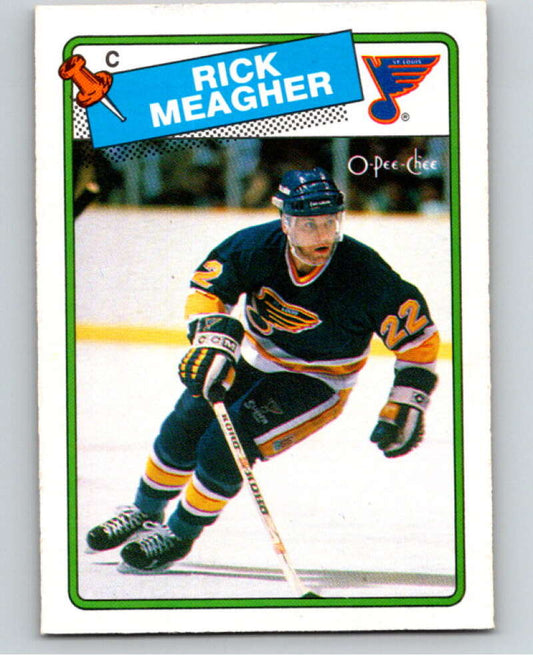1988-89 O-Pee-Chee #235 Rick Meagher  St. Louis Blues  V53729 Image 1