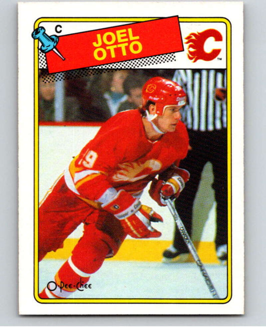 1988-89 O-Pee-Chee #242 Joel Otto  Calgary Flames  V53743 Image 1