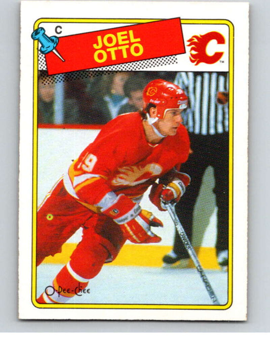 1988-89 O-Pee-Chee #242 Joel Otto  Calgary Flames  V53744 Image 1
