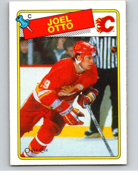 1988-89 O-Pee-Chee #242 Joel Otto  Calgary Flames  V53745 Image 1