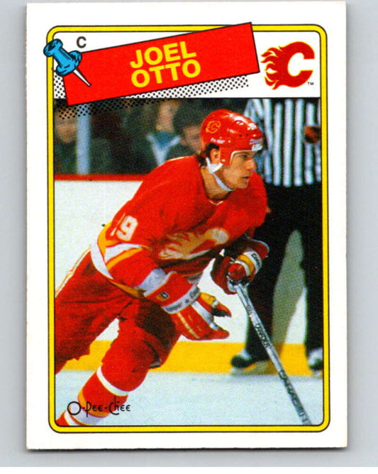 1988-89 O-Pee-Chee #242 Joel Otto  Calgary Flames  V53747 Image 1