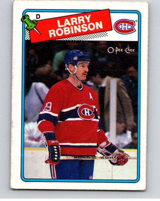 1988-89 O-Pee-Chee #246 Larry Robinson  Montreal Canadiens  V53755 Image 1