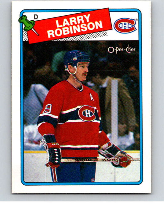 1988-89 O-Pee-Chee #246 Larry Robinson  Montreal Canadiens  V53757 Image 1
