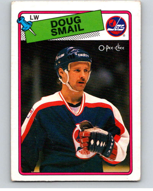 1988-89 O-Pee-Chee #251 Doug Smail  Winnipeg Jets  V53776 Image 1