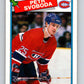 1988-89 O-Pee-Chee #256 Petr Svoboda  RC Rookie Montreal Canadiens  V53789 Image 1