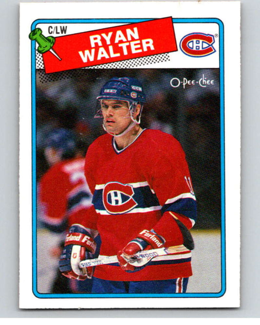 1988-89 O-Pee-Chee #262 Ryan Walter  Montreal Canadiens  V53801 Image 1