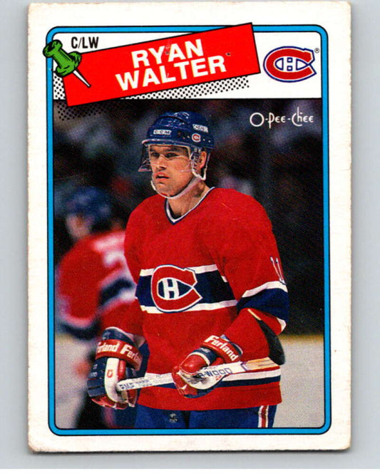 1988-89 O-Pee-Chee #262 Ryan Walter  Montreal Canadiens  V53802 Image 1