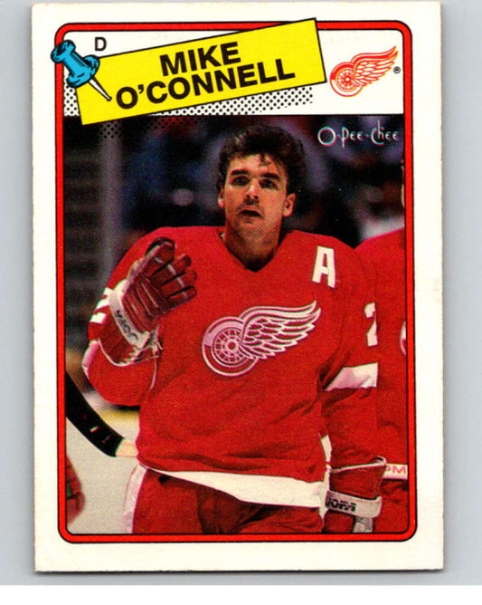 1988-89 O-Pee-Chee #92 Mike O'Connell  Detroit Red Wings  V53864 Image 1