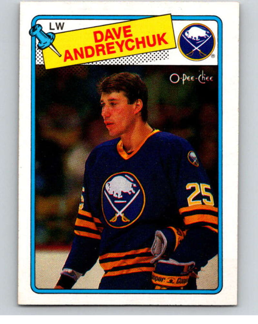 1988-89 O-Pee-Chee #163 Dave Andreychuk  Buffalo Sabres  V53908 Image 1