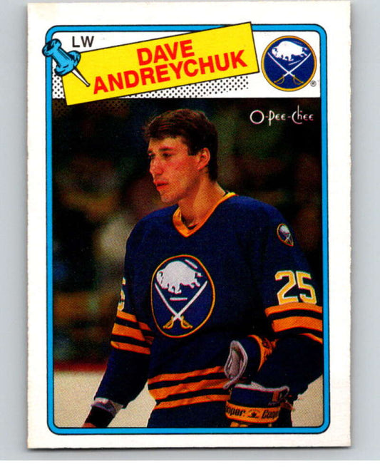1988-89 O-Pee-Chee #163 Dave Andreychuk  Buffalo Sabres  V53909 Image 1