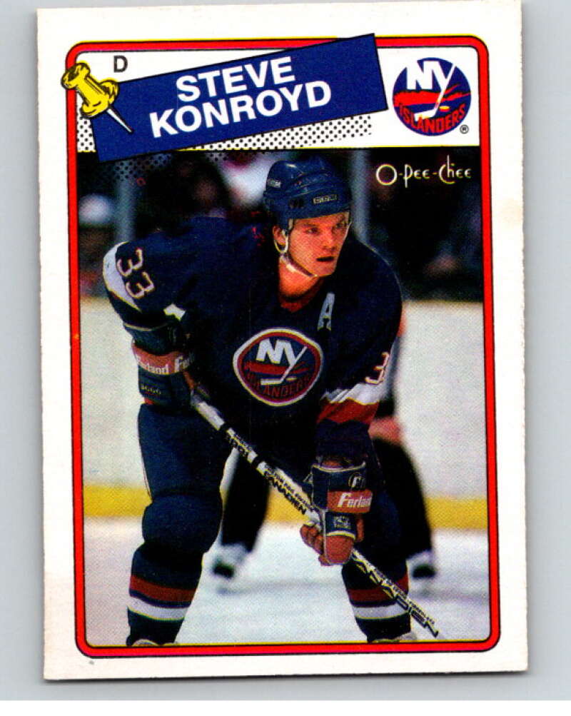 1988-89 O-Pee-Chee #171 Steve Konroyd  New York Islanders  V53915 Image 1