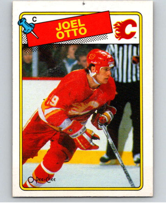 1988-89 O-Pee-Chee #242 Joel Otto  Calgary Flames  V53949 Image 1