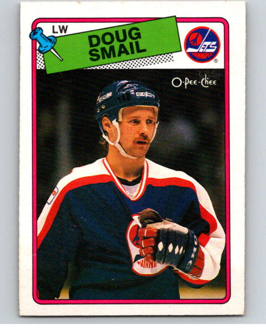 1988-89 O-Pee-Chee #251 Doug Smail  Winnipeg Jets  V53956 Image 1