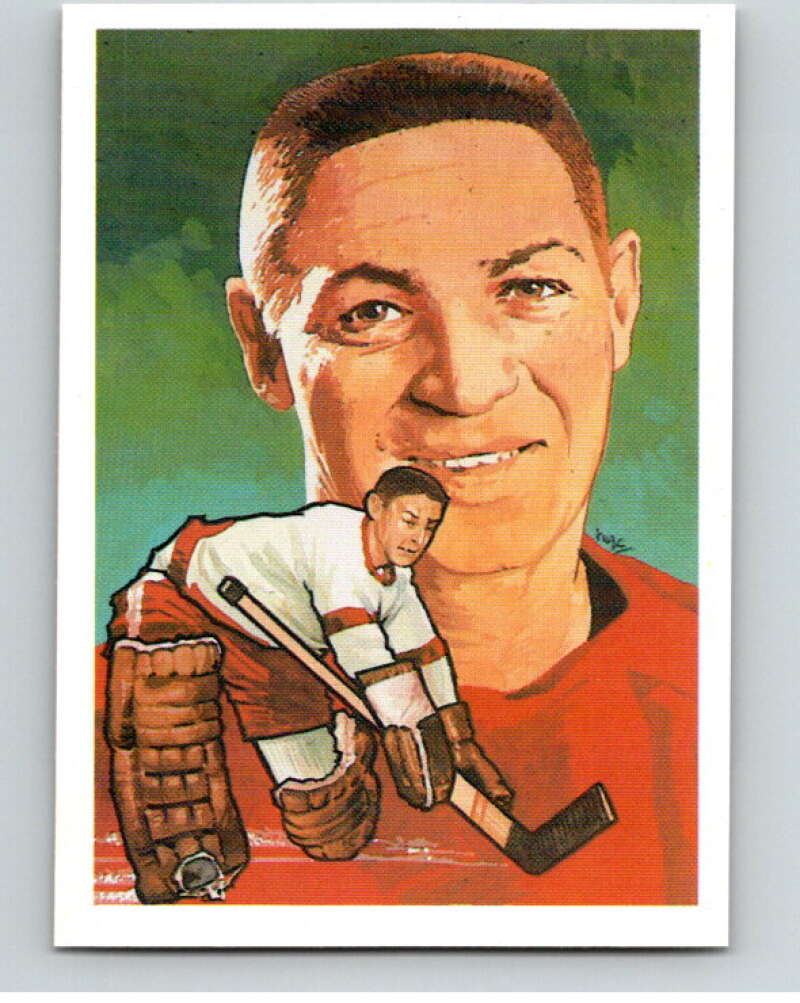 1987 Cartophilium Hockey Hall of Fame #46 Terry Sawchuck  V54008 Image 1