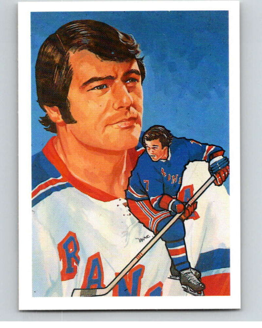 1987 Cartophilium Hockey Hall of Fame #111 Rod Gilbert  V54073 Image 1