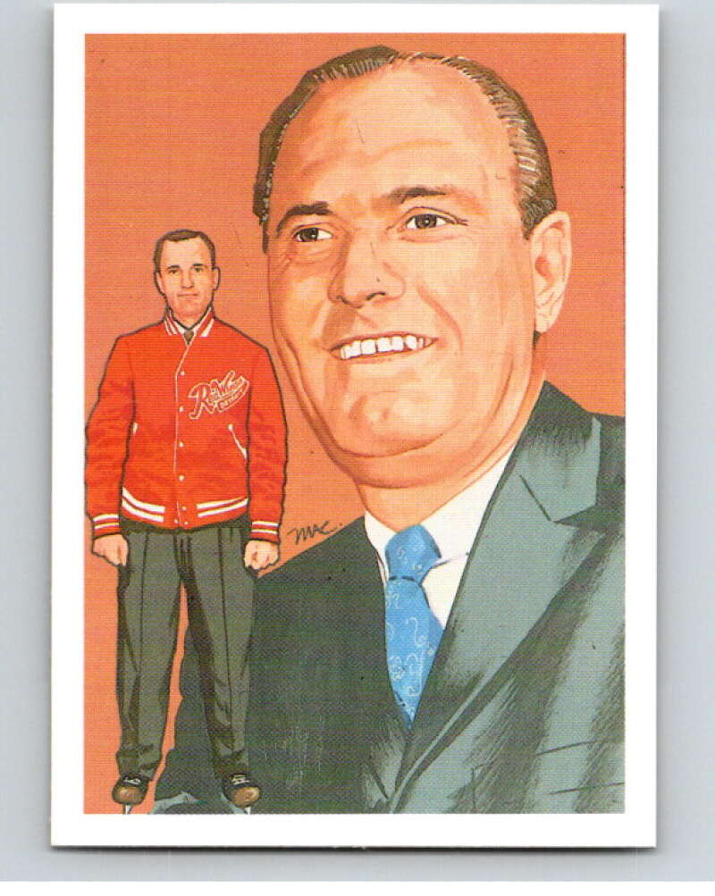 1987 Cartophilium Hockey Hall of Fame #158 Tommy Ivan  V54120 Image 1