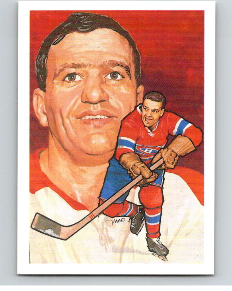 1987 Cartophilium Hockey Hall of Fame #166 Boom Boom Geoffrion  V54128 Image 1