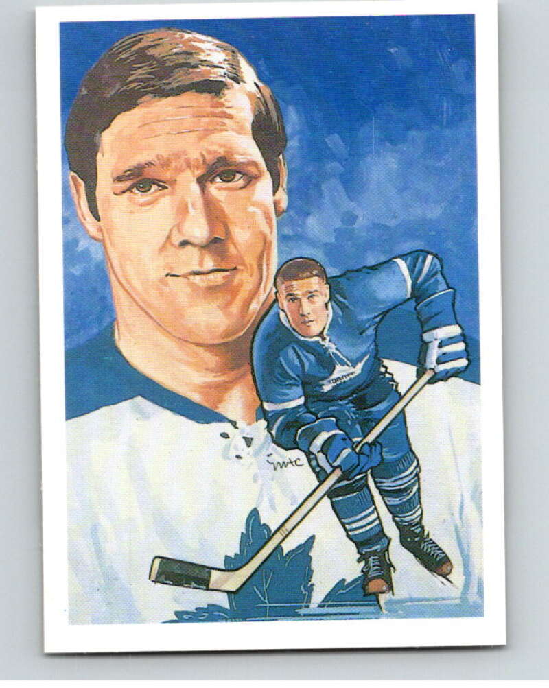 1987 Cartophilium Hockey Hall of Fame #188 Tim Horton  V54150 Image 1