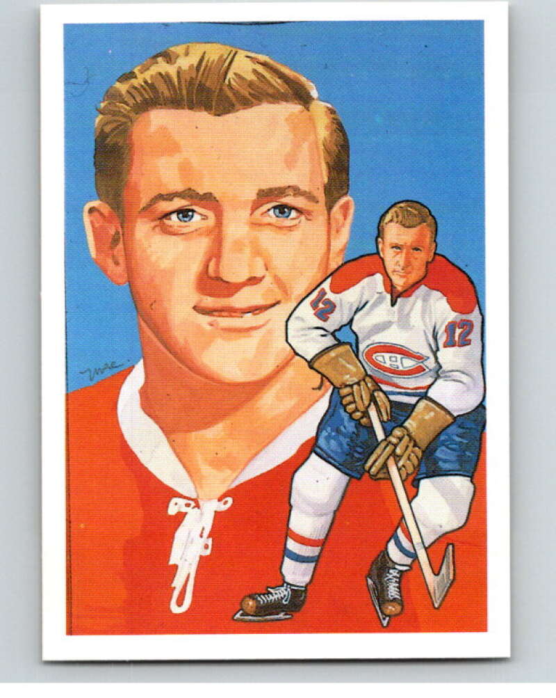 1987 Cartophilium Hockey Hall of Fame #190 Dickie Moore  V54152 Image 1