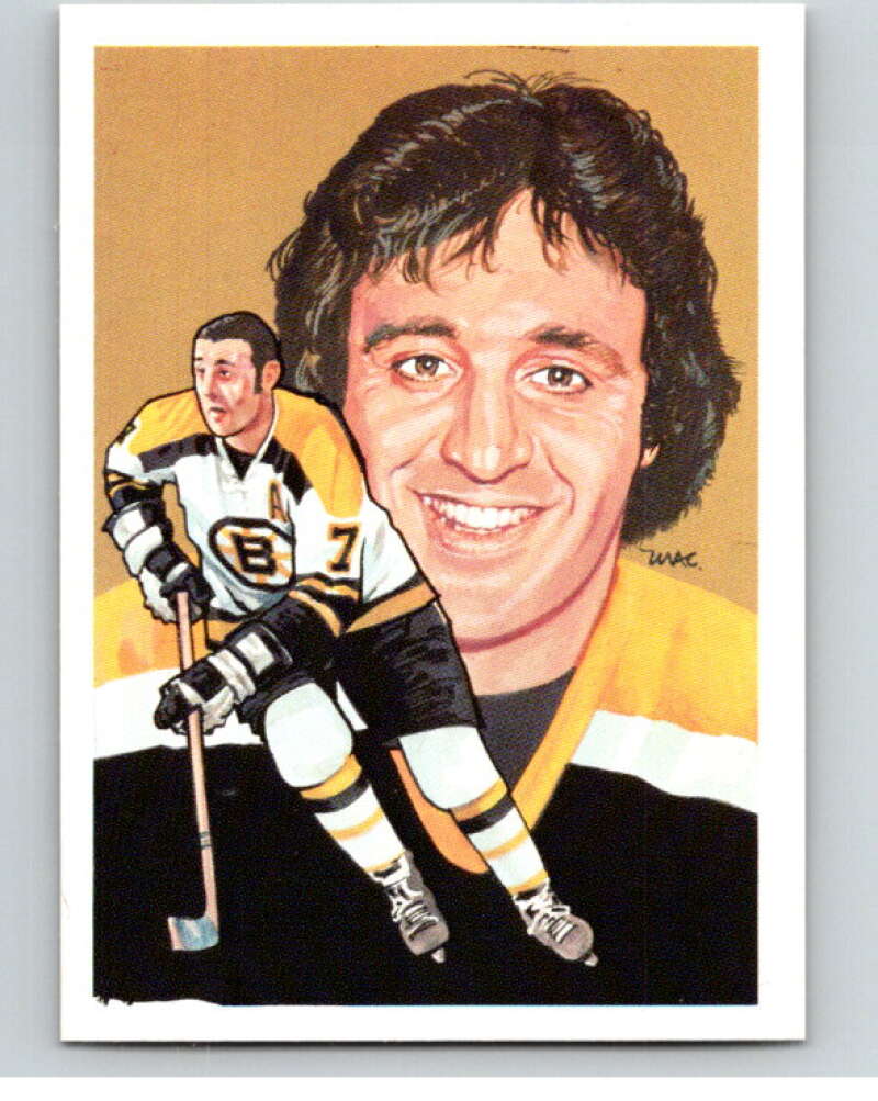 1987 Cartophilium Hockey Hall of Fame #244 Philip Esposito  V54205 Image 1