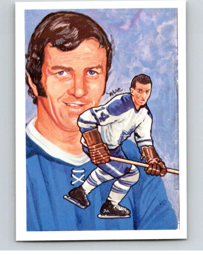 1987 Cartophilium Hockey Hall of Fame #255 David Keon  V54216 Image 1