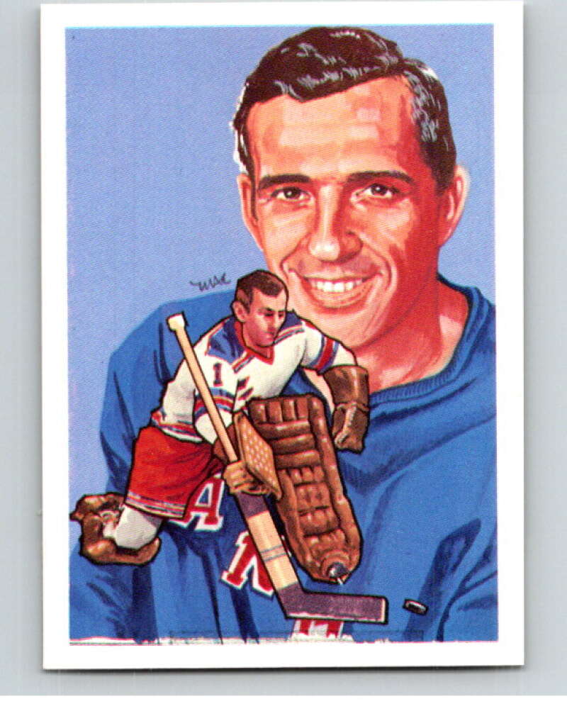 1987 Cartophilium Hockey Hall of Fame #259 Eddie Giacomin  V54220 Image 1