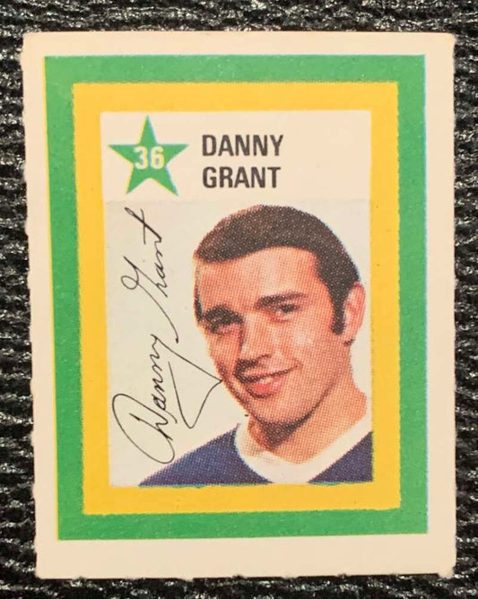 1970-71 Colgate Stamps #36 Danny Grant  Minnesota North Stars  V54235 Image 1