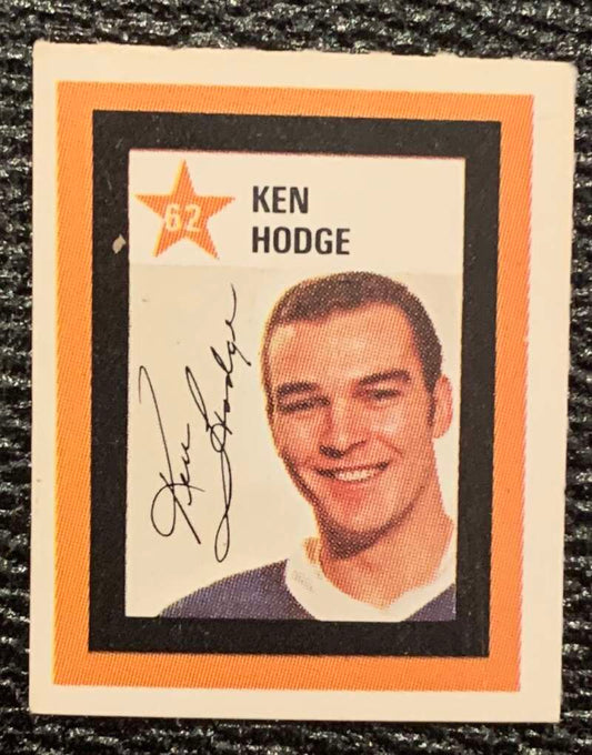 1970-71 Colgate Stamps #62 Ken Hodge  Boston Bruins  V54239 Image 1