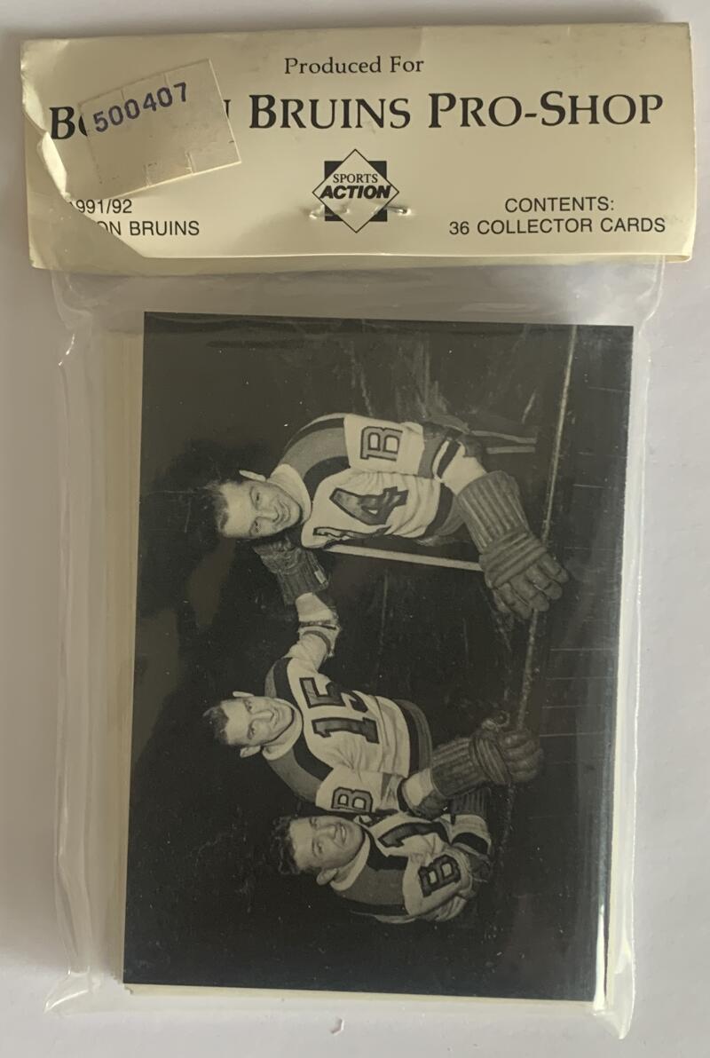 1991-92 Boston Bruins Legends Pro-Shop Sealed Complete Set 1-36 - **Very Rare Image 2