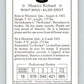 1992 Sport-Flash #9 Maurice Richard Hockey Card V54257 Image 2