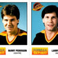 1987-88 Formula Shell Uncut Sheet Vancouver Canucks - Richter-Pederson-Melnyk -6 Image 1