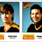 1987-88 Formula Shell Uncut Sheet Vancouver Canucks - Huber-Coxe-Caprice -8 Image 1