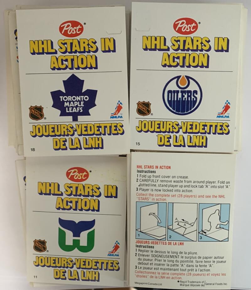 1981-82 NHL Post NHL Stars Lot - 68 Pop Ups - 133 Picture Cards = 201 Total Image 1