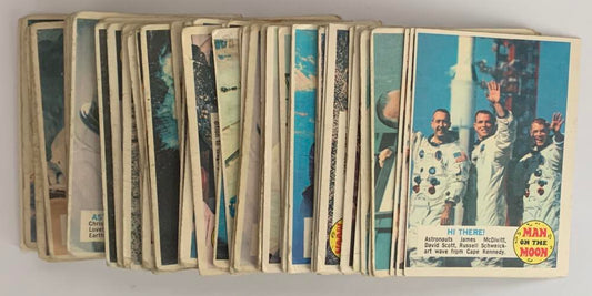 1969 Man On The Moon OPC Trading Cards Lot of 58 - Mixed Conditions - V54276 Image 1
