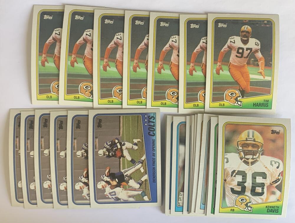1988 Topps Football Card Lot of 26 - NM-Mint - V59979 Image 1