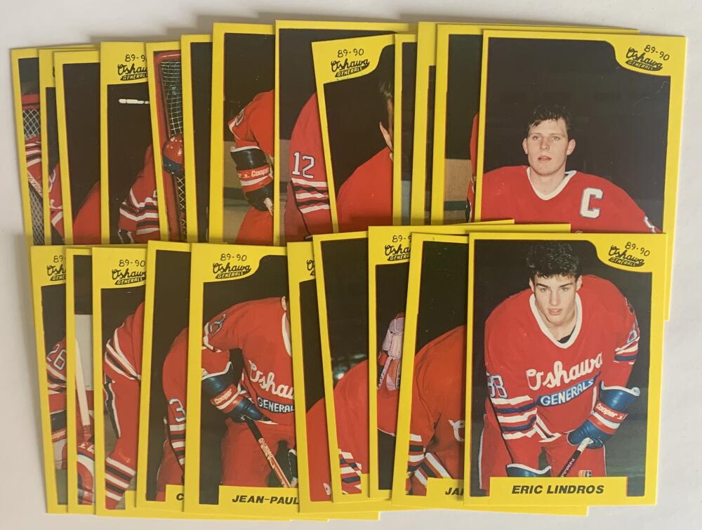 1989-90 7th Inning Sketch OHL Oshawa Generals Card Set of 23 - VL59984 Image 1