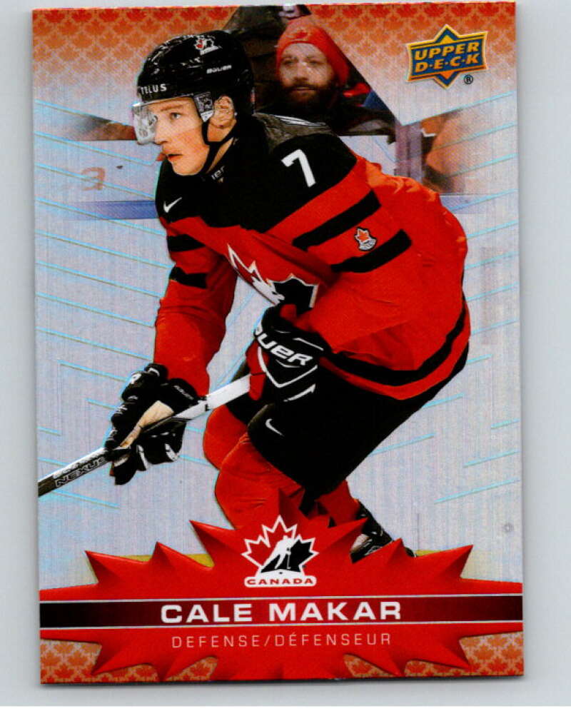 2021-22 Upper Deck Tim Hortons Team Canada  #43 Cale Makar    V52608 Image 1