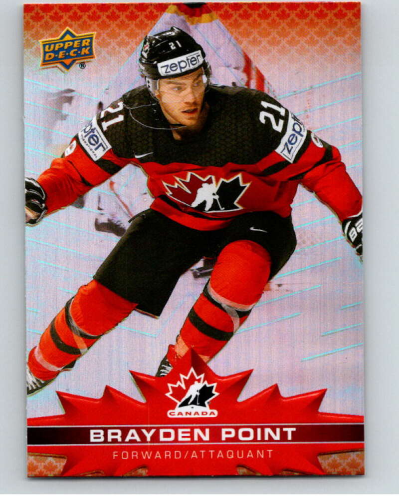 2021-22 Upper Deck Tim Hortons Team Canada  #69 Brayden Point    V52663 Image 1