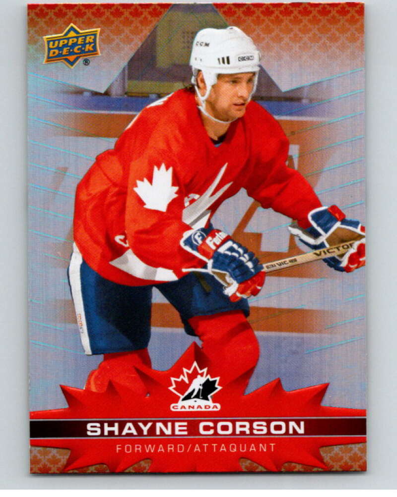 2021-22 Upper Deck Tim Hortons Team Canada  #94 Shayne Corson    V52716 Image 1
