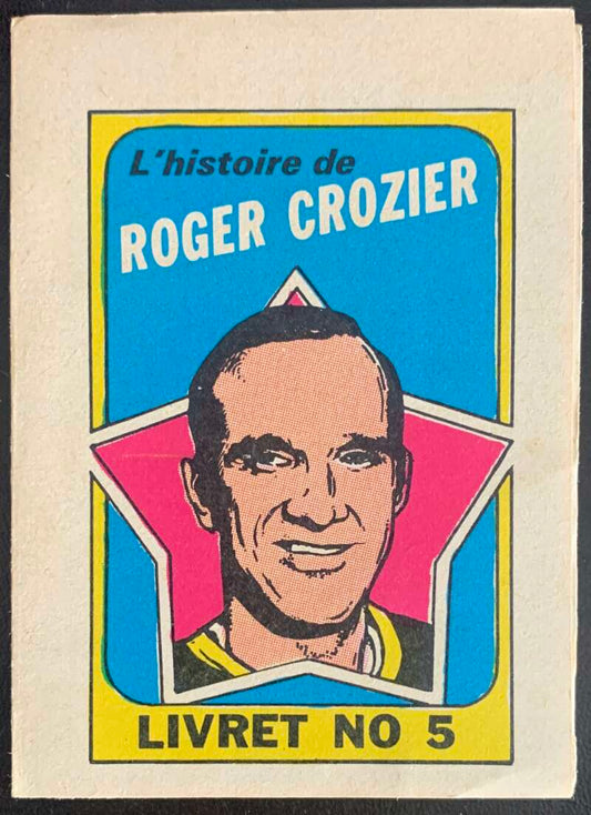 1971-72 O-Pee-Chee Booklets French #5 Roger Crozier    V54305 Image 1