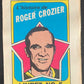 1971-72 O-Pee-Chee Booklets French #5 Roger Crozier    V54307 Image 1