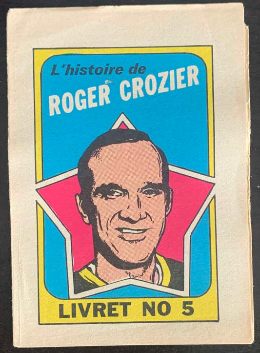 1971-72 O-Pee-Chee Booklets French #5 Roger Crozier    V54307 Image 1