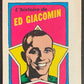 1971-72 O-Pee-Chee Booklets French #7 Ed Giacomin    V54312 Image 1