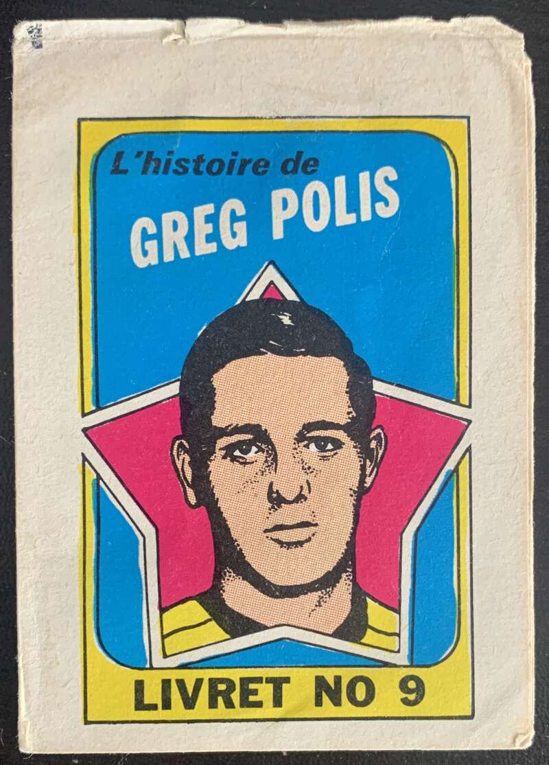 1971-72 O-Pee-Chee Booklets French #9 Greg Polis    V54316 Image 1