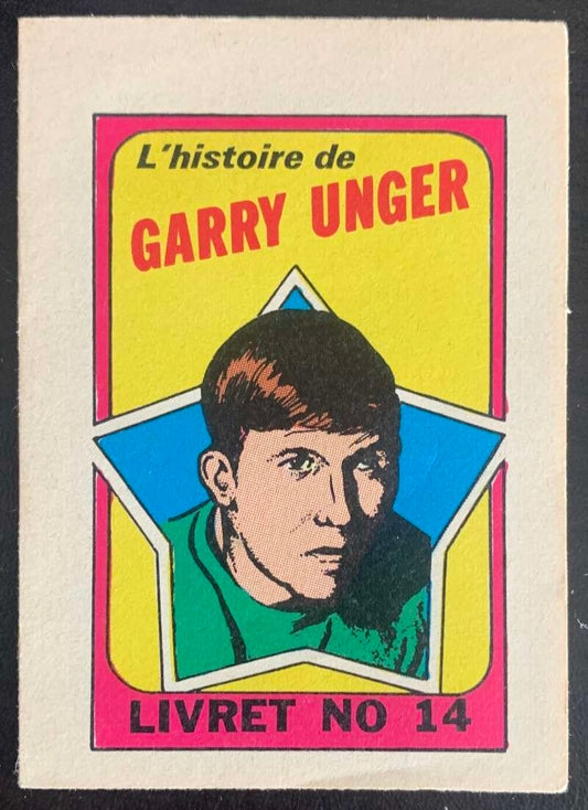 1971-72 O-Pee-Chee Booklets French #14 Garry Unger    V54326 Image 1